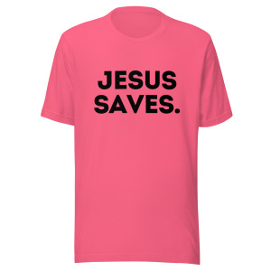 Jesus Saves Unisex t-shirt