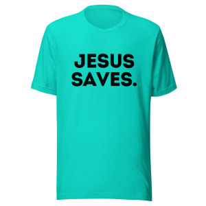 Jesus Saves Unisex t-shirt